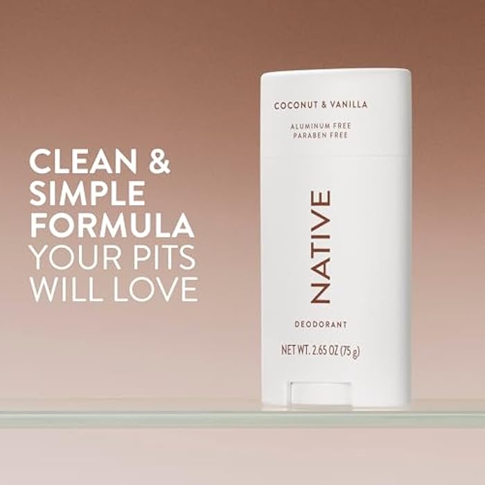 Native Deodorant Contains Naturally Derived Ingredients, 72 Hour Odor Control | Deodorant for Women and Men, Aluminum Free with Baking Soda, Coconut Oil and Shea Butter | Coconut & Vanilla - Image 2